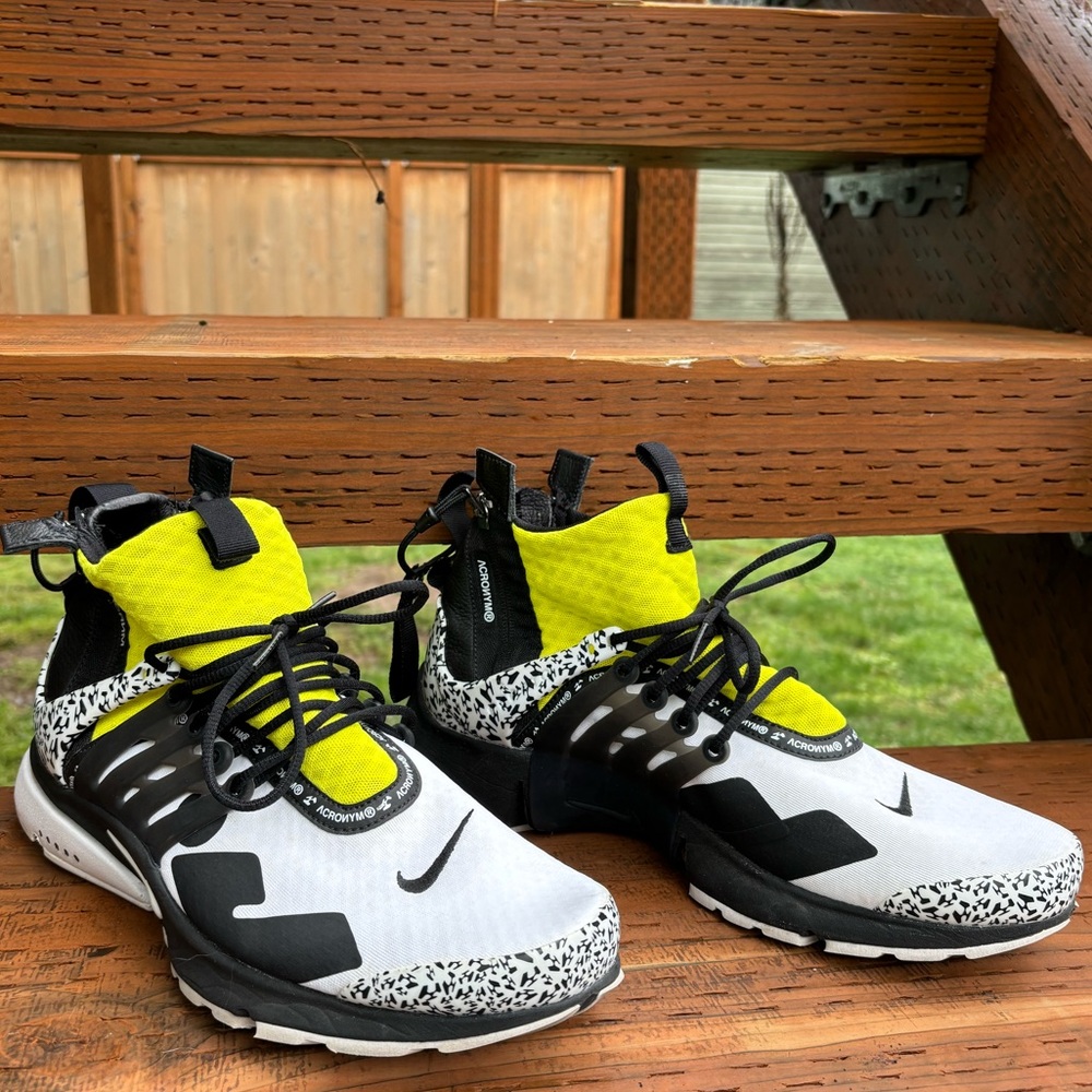Nike Air Presto Mid X Acronym Dynamic Yellow 2018